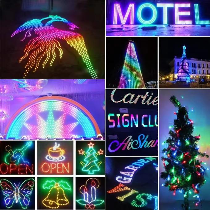 RGB Full Color Programmable DC5V LED Module WS2811 12mm Waterproof IP68 Smart Pixel Christmas Lights Rgb String Lights 1