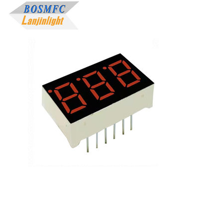 20mA 7 Segment LED Display 3 Digits 0.28 Inch 0.56 Inch Durable