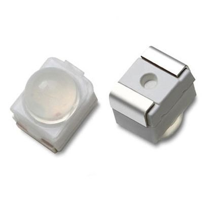 3528 SMD LED Yellow light viewing angle 60 degrees dome lens Amber led diode light for traffic light
