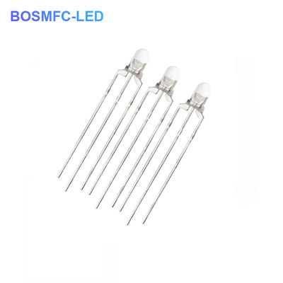 Bi Color 3mm Through Hole LED Multifunctional 20mA Red & Green Light