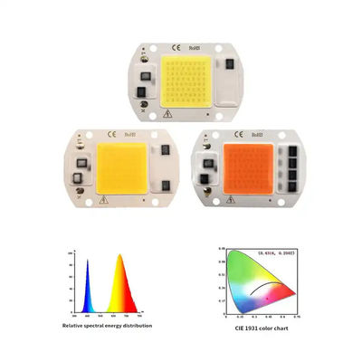Practical Full Spectrum COB LED Chip 50W 100W For Indoor Plant Grow Lamp