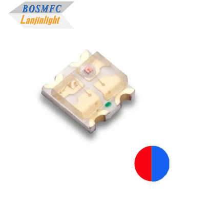 Bi color  0603 SMD led red &amp; blue, Multifunctional 1615 Dual colors Chip LED