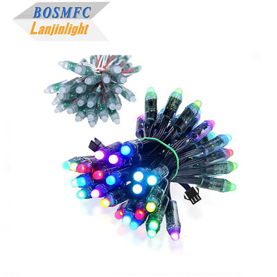 Factory Wholesale WS2811 Dream Color RGB IC 12V LED Pixel Sting Lights Advert Modules Screen LED Point Lights Christmas
