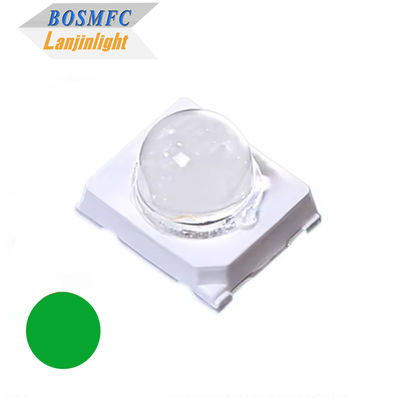 0.2w 60mA High Brightness 20,000mcd Green 2835 SMD LED 30 Degree Dome Lens Diode For Traffic Lights