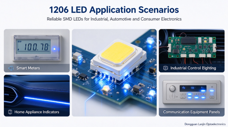 1206 SMD LED: Versatile Lighting Solution for Indicators, Automotive Electronics and Industrial Displays