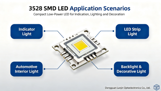 3528 SMD LED: Low Power Lighting Solution for Indicator Lights, Strip Lights and Automotive Interior Lighting