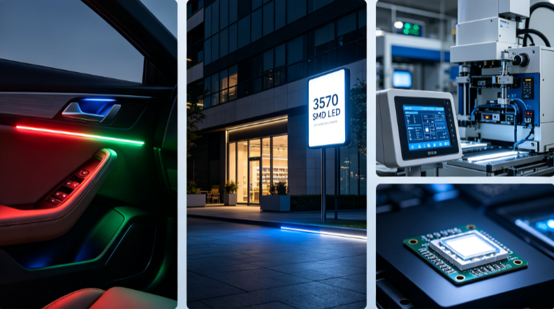 5050 RGBW SMD LED Application Scenarios: Full-Color Light Source for Ambient Lighting, Signs and Smart Displays