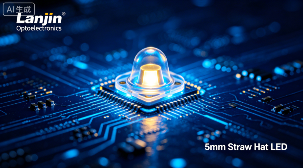 Lanjin Optoelectronics｜Wide Application & Stable Performance of 5mm Straw Hat LED