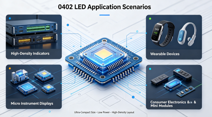 0402 SMD LED: Ultra-Miniature Lighting Solution for High-Density Indicators, Wearables and Micro Displays