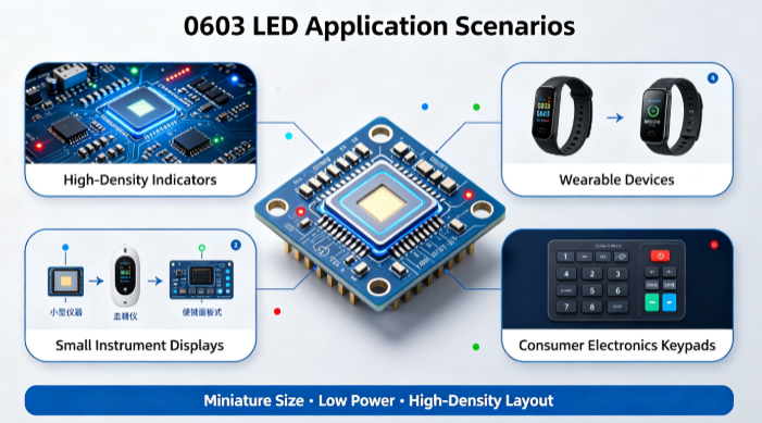 0603 SMD LED: Miniature Lighting Solution for High-Density Indicators, Wearables and Small Electronics
